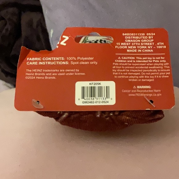 Heinz  Official Licensed Heinz Packet NWT - Picture 5 of 5